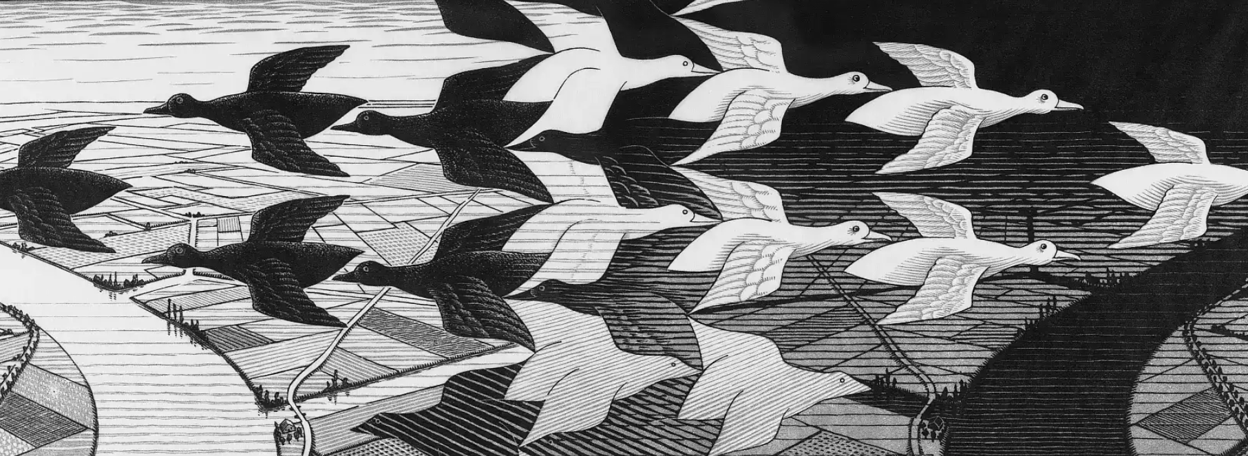 Somerset House for the MC Escher exhibition
